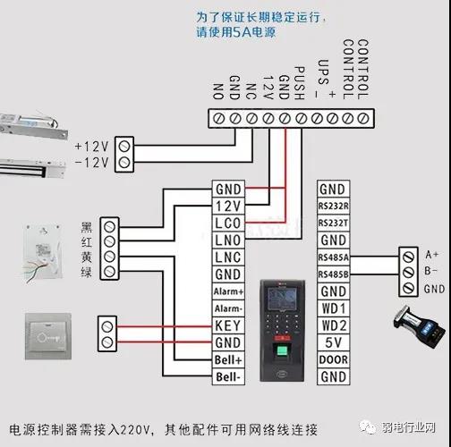 门禁接线4